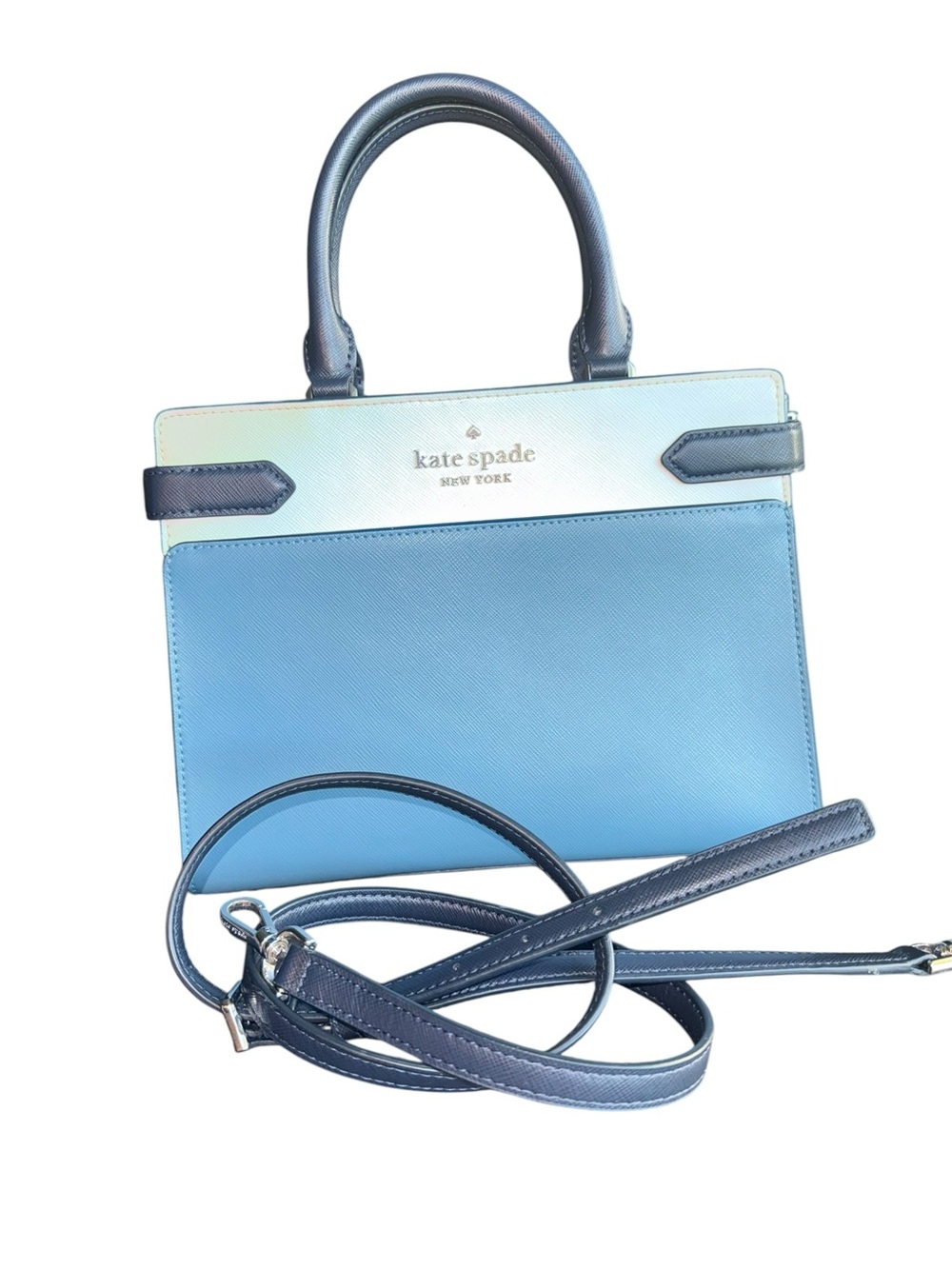kate spade Staci Color Block Crossbody Niagara MultiColor EUC - Picture 1 of 9